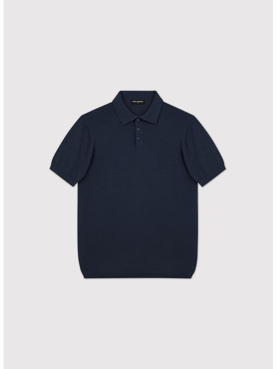 Pako Lorente Pako Lorente Polo P26SF-TX-010 Granatowy Classic Fit