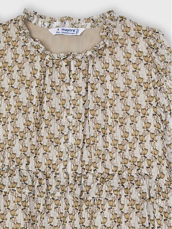 Vestito da giorno 4928 Beige Regular Fit