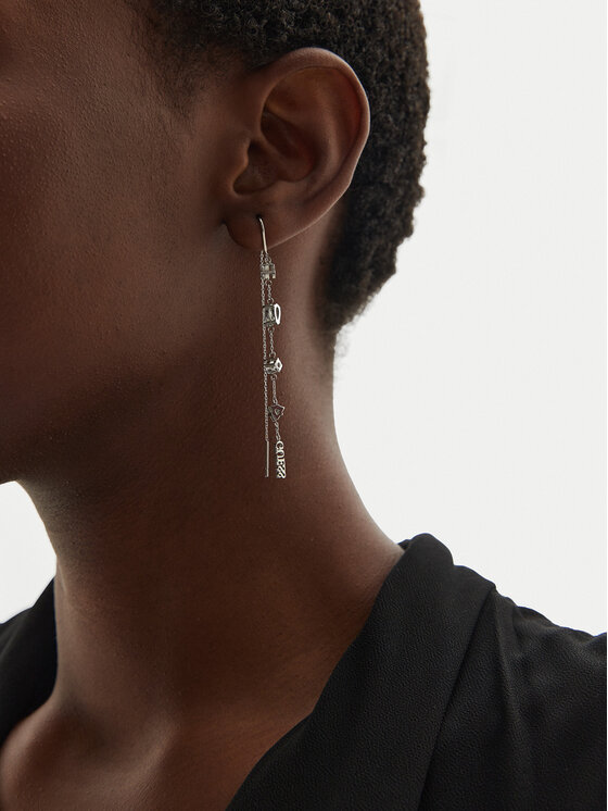 Guess Guess Kõrvarõngad JUBE04 412JW Hõbedane