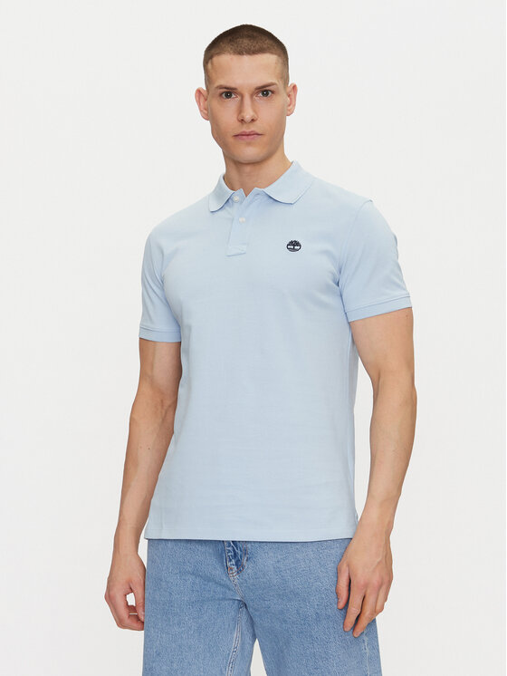 Timberland Polokošeľa TB0A6VDP Modrá Regular Fit