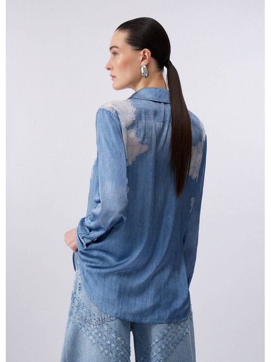 Liu Jo Liu Jo Koszula UA6343T595879044 Niebieski Regular Fit