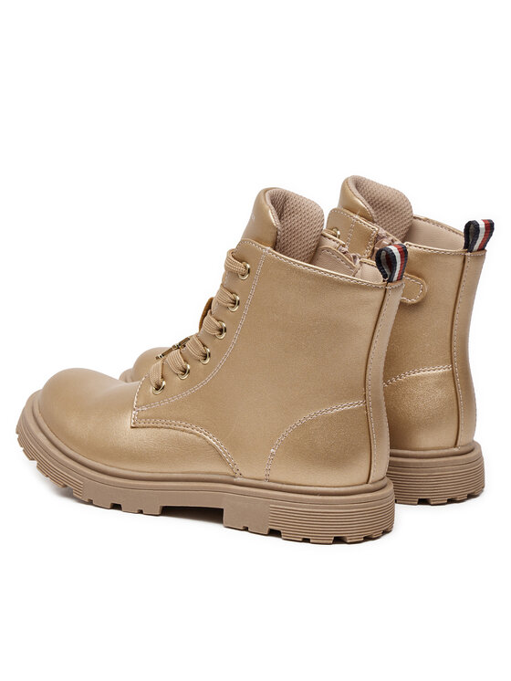 Tommy Hilfiger Tommy Hilfiger Ботильйони T1A5-33562-0376 S Золотий
