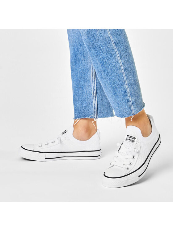 Converse Converse Kedas Ctas Shoreline Knit Slip 565490C Balts