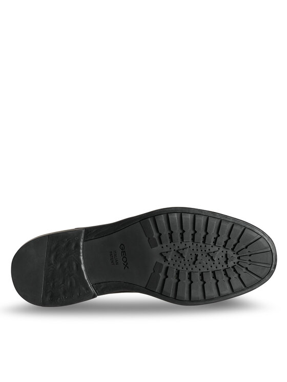 Geox Geox Kotníková obuv s elastickým prvkem U Tiberio U46G5A 000JD C9999 Černá