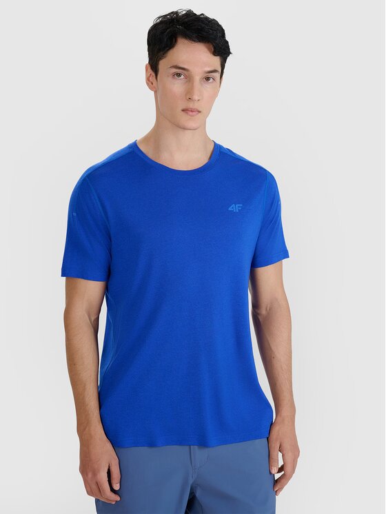 4F 4F Φανελάκι τεχνικό 4FWSS25TFTSM1268-36S Μπλε Regular Fit