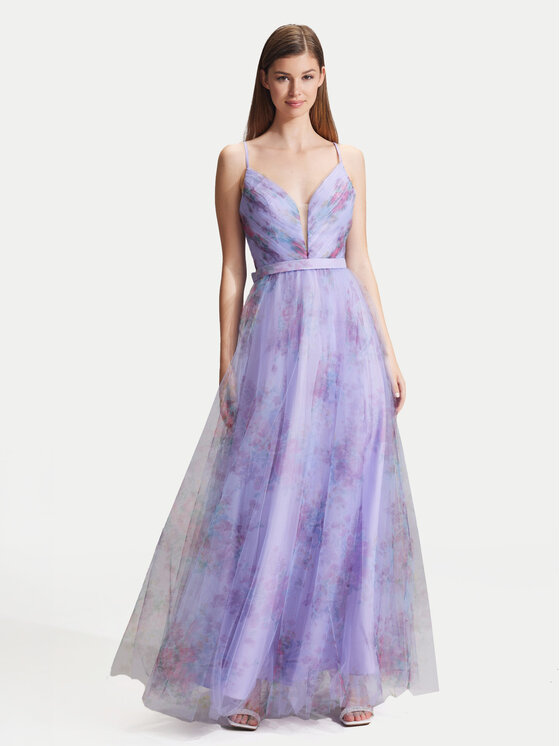 Hey Kyla Hey Kyla Abendkleid 5AG045HK Violett Slim Fit
