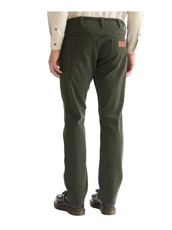Wrangler Wrangler Spodnie materiałowe 112386856 Zielony Regular Fit
