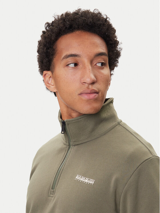 Napapijri Napapijri Pluus B-Small Box Hz NP0A88TO Roheline Relaxed Fit