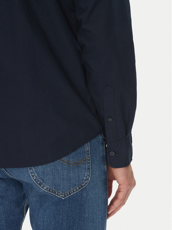 Mustang Mustang Hemd Canton 1016238 Dunkelblau Slim Fit
