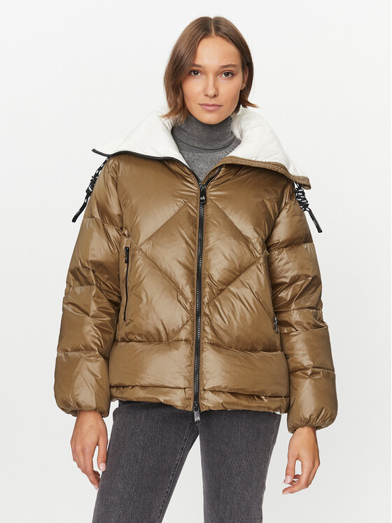 Deha Geacă din puf D93581 Maro Regular Fit