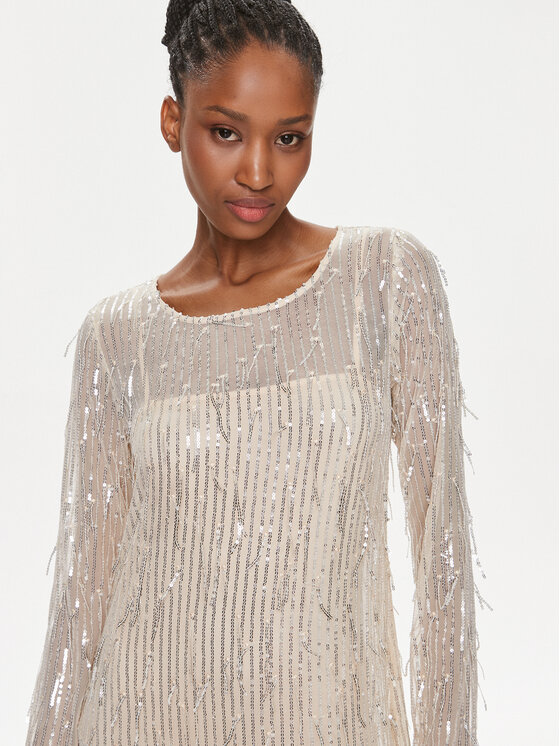 Herskind Herskind Večernja haljina 4994989 Bež Regular Fit