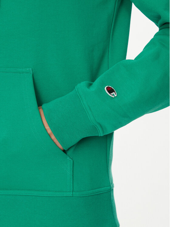 Champion Champion Majica dugih rukava 220726 Zelena Regular Fit