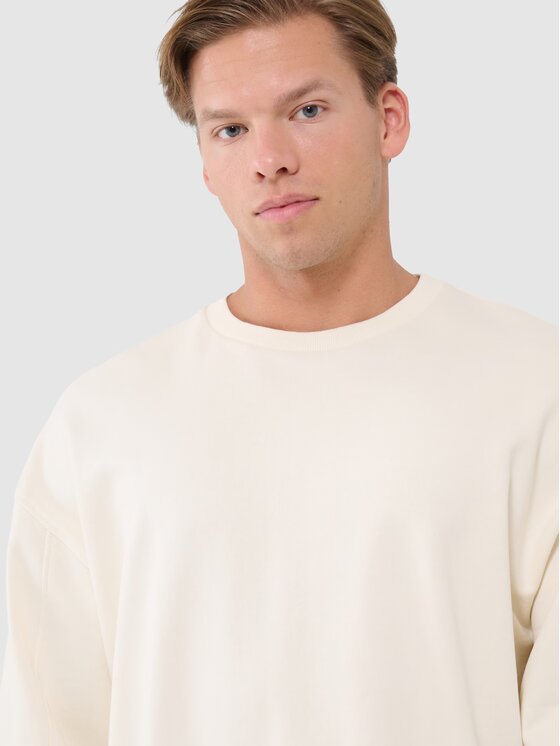 4F 4F Felpa 4FWSS25TSWSM1536-12S Bianco Oversize