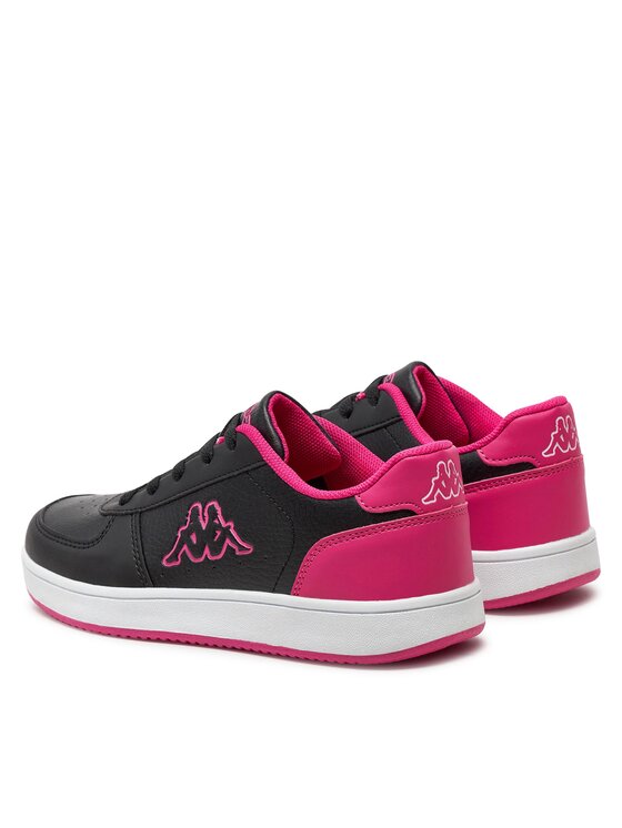 Kappa Kappa Sneakersy Logo Malone Kid 371K1IW Czarny