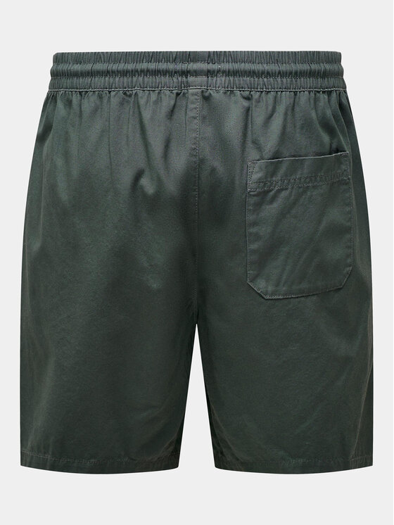 Only & Sons Only & Sons Шорти от плат Tel 22027949 Сив Regular Fit