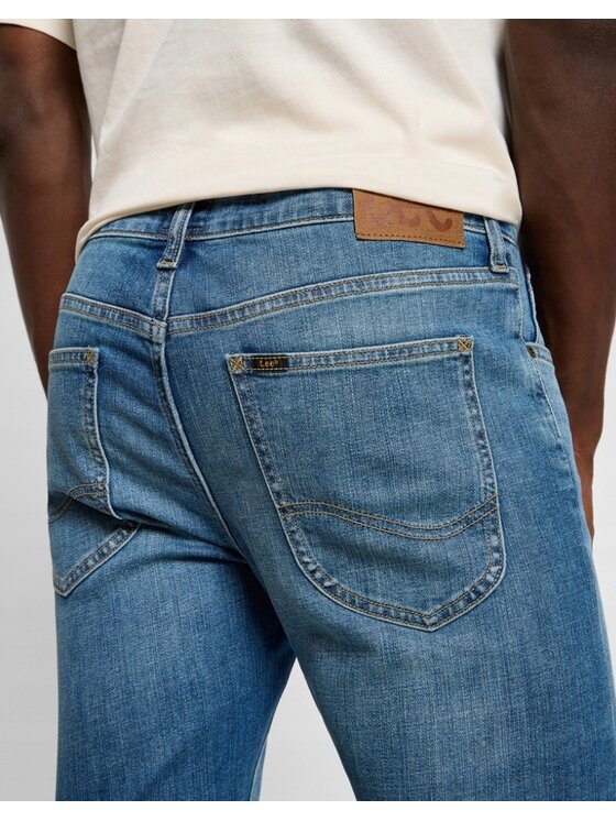 Lee Lee Jeansy Malone Niebieski Skinny Fit