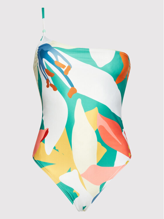 Drivemebikini Drivemebikini Costum de baie Lotus 2022-DRV-012_FL Alb
