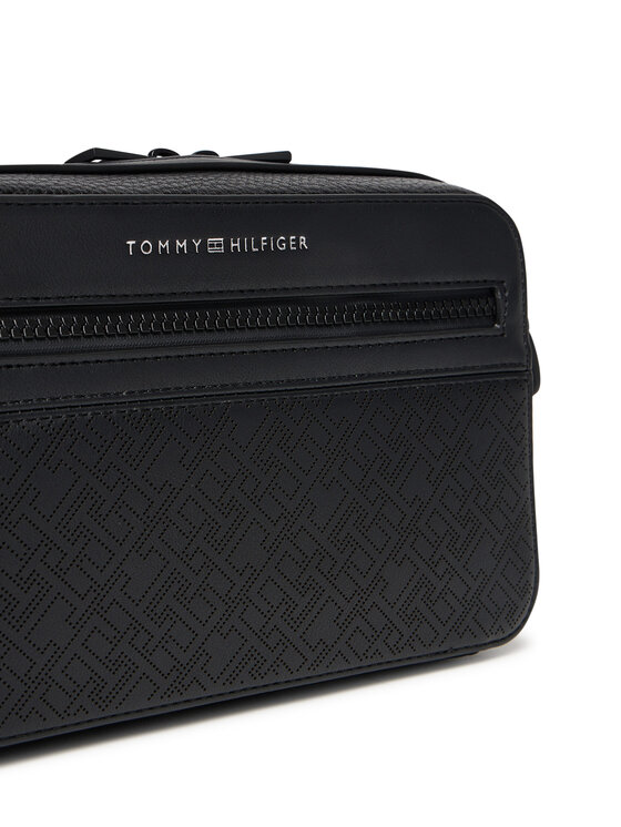 Tommy Hilfiger Tommy Hilfiger Τσαντάκι Th Monogram Ew Reporter AM0AM13837 Μαύρο