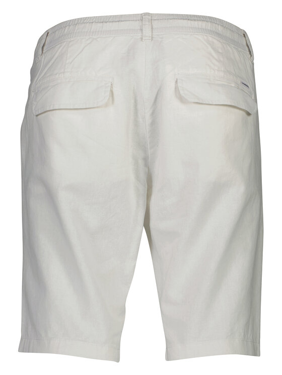 Lindbergh Lindbergh Pantaloncini di tessuto 30-508003 Bianco Relaxed Fit