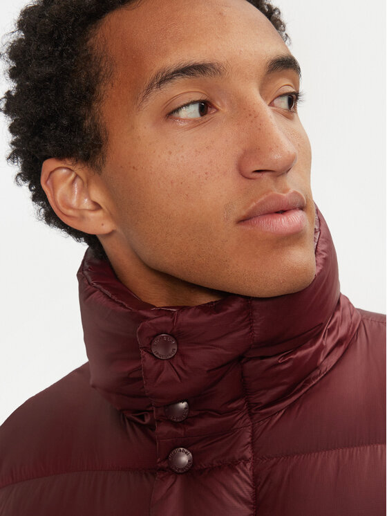 After Label After Label Kurtka puchowa Chamonix A00015 Bordowy Regular Fit