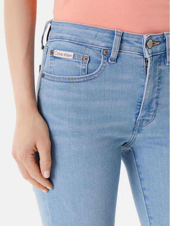 Calvin Klein Jeans Calvin Klein Jeans Jeans hlače LV047C776G Modra Skinny Fit