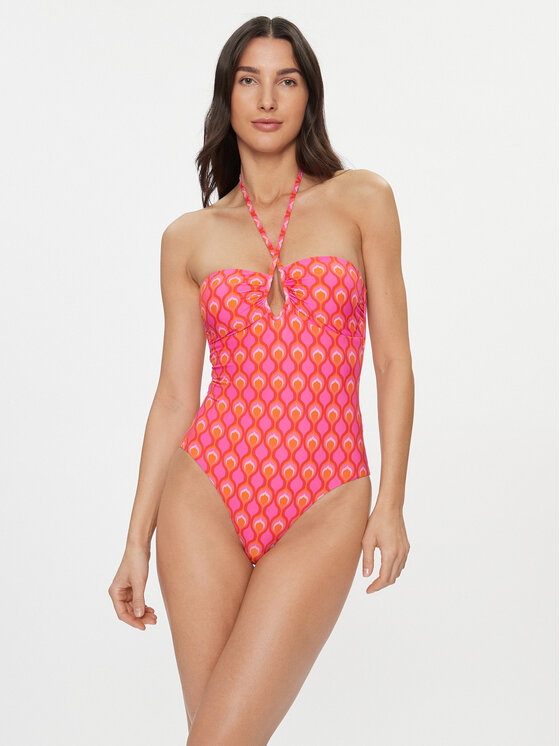 Seafolly Seafolly Női fürdőruha Birds Of Paradise 11129-103 Rózsaszín