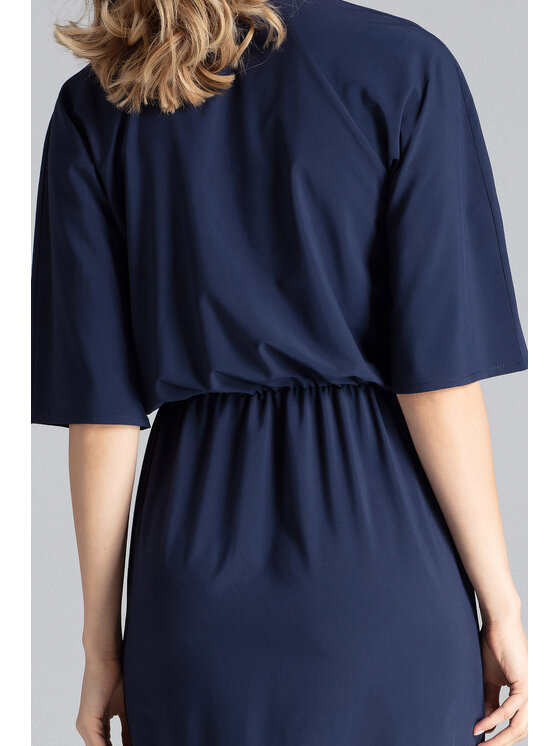 FIGL FIGL Vestito da giorno M656 Blu scuro Regular Fit
