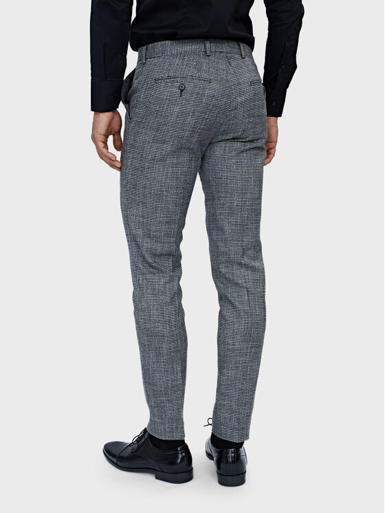 Evenemen Evenemen Spodnie garniturowe Mattina Szary Slim Fit