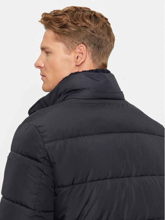Geox Geox Zimska jakna Leitan M4628B T3144 F1624 Tamnoplava Regular Fit