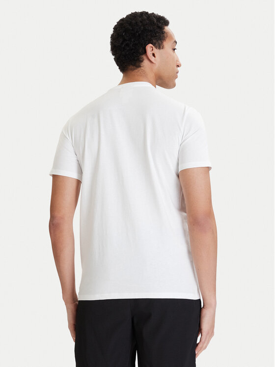 Calvin Klein Calvin Klein T-Shirt Micro Logo LV04LC255G Biały Regular Fit