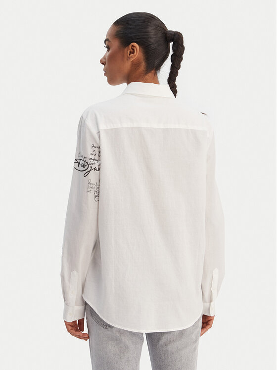 Desigual Desigual Košulja 26SWCW09 Bijela Regular Fit