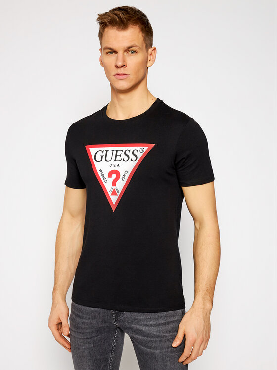 guess washed jeans t shirt