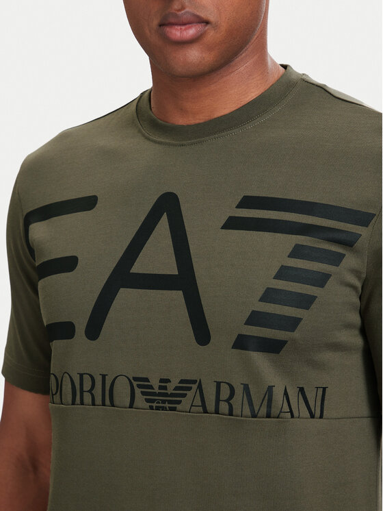 EA7 Emporio Armani EA7 Emporio Armani T-Shirt 7M002200 AF27188 U7014 Zielony Regular Fit