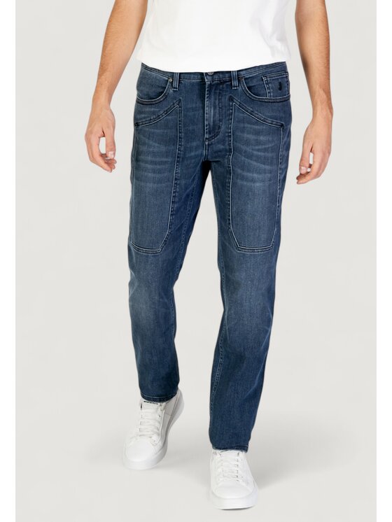 Jeckerson Jeckerson Jeansy JOHN 5 TASCHE TOPPA Niebieski To Fit