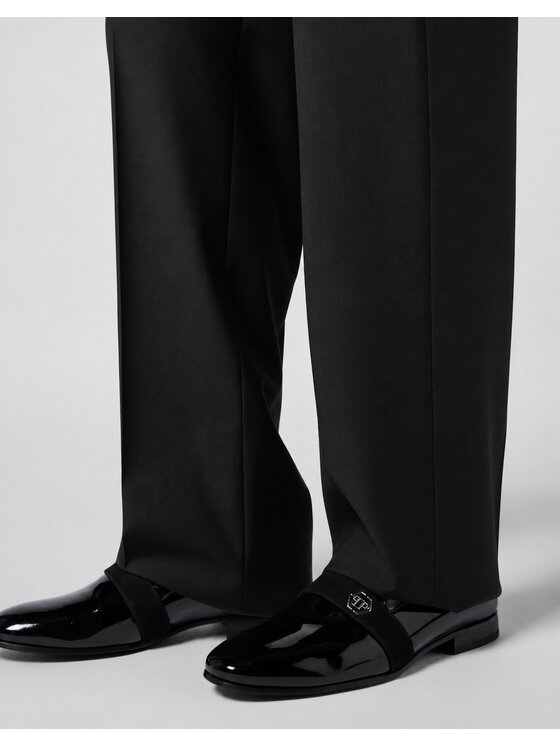 PHILIPP PLEIN PHILIPP PLEIN Chino nohavice 32056 Čierna Chino Fit