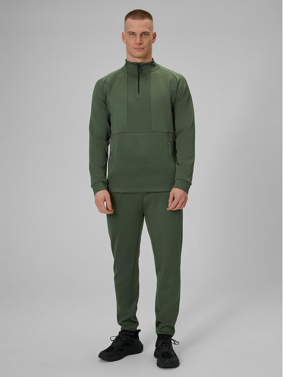 4F 4F Bluza techniczna ATHLETIC Khaki Regular Fit