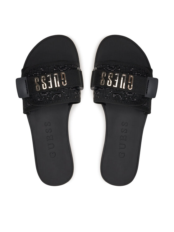 Guess Guess Iešļūcenes Elyze3 FLGEL3 ELE19 Melns