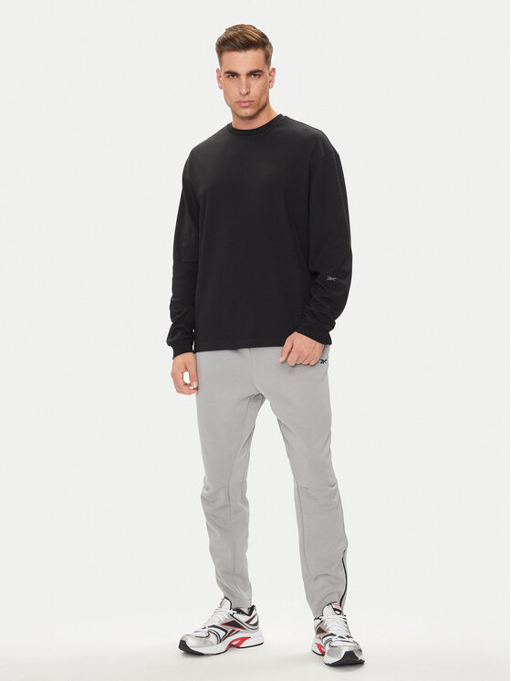 Reebok Reebok Μπλούζα Active Collective 100075746 Μαύρο Regular Fit