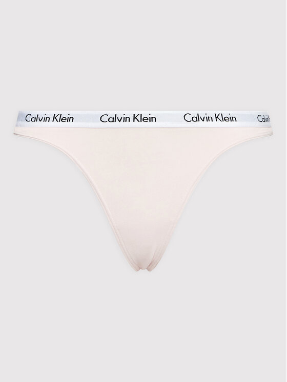 Calvin Klein Underwear Calvin Klein Underwear Stringi 0000D1617A Różowy