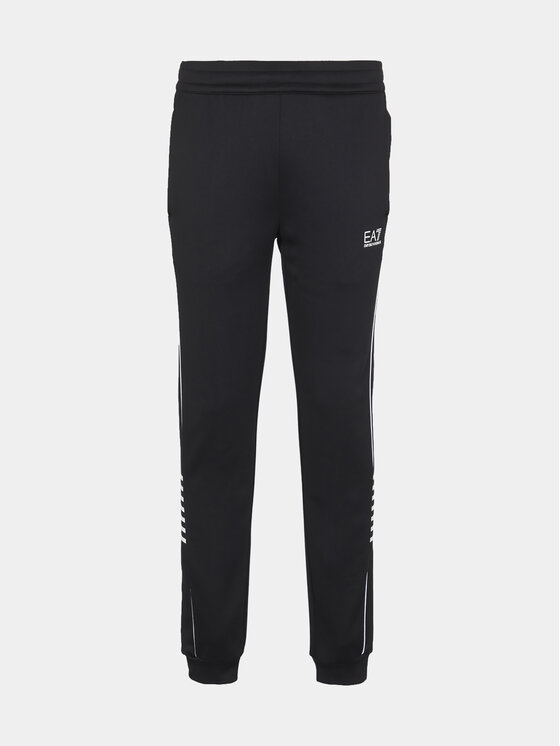EA7 Emporio Armani EA7 Emporio Armani Donji dio trenerke 6RPP53 PJ16Z 1200 Crna Regular Fit