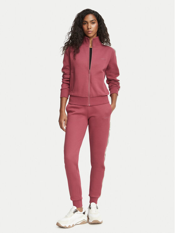 Guess Guess Bluza V2YQ16 KB3P2 Różowy ciemny Regular Fit