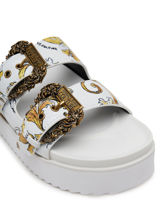 Versace Jeans Couture Versace Jeans Couture Şlapi 78VA3SM1 ZS366 G03 Alb