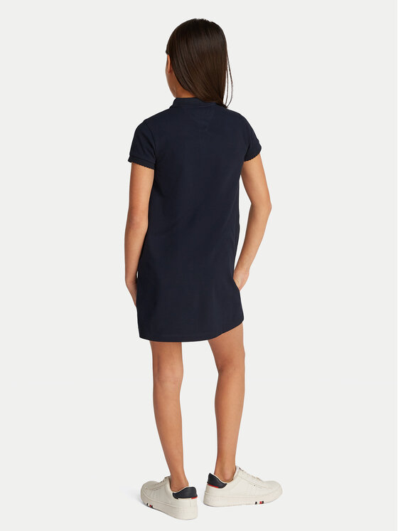 Tommy Hilfiger Tommy Hilfiger Sukienka codzienna Essential KG0KG08564 D Granatowy Regular Fit