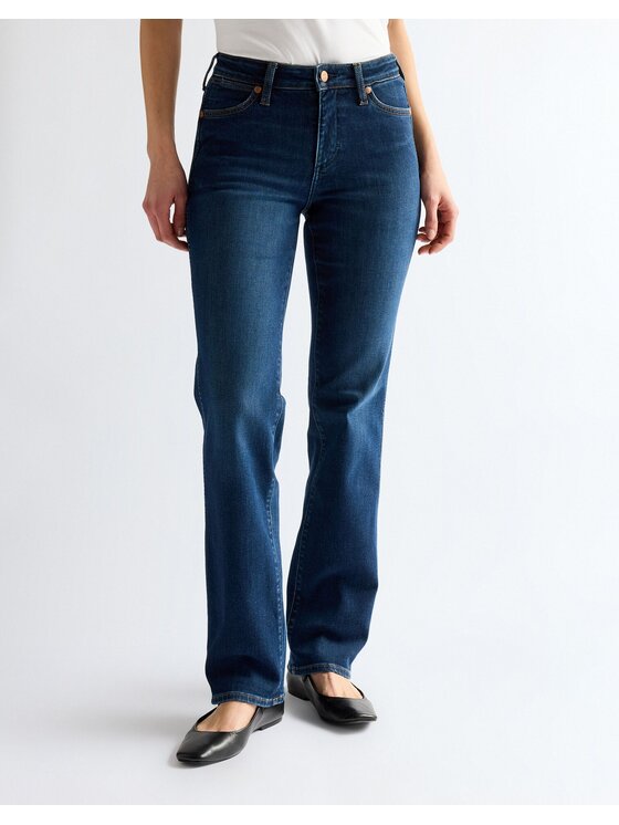 Wrangler Wrangler Jeansy STRAIGHT Niebieski Straight Leg