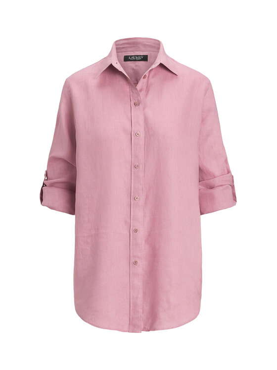 LAUREN RALPH LAUREN LAUREN RALPH LAUREN Πουκάμισο 200782777067 Ροζ Relaxed Fit