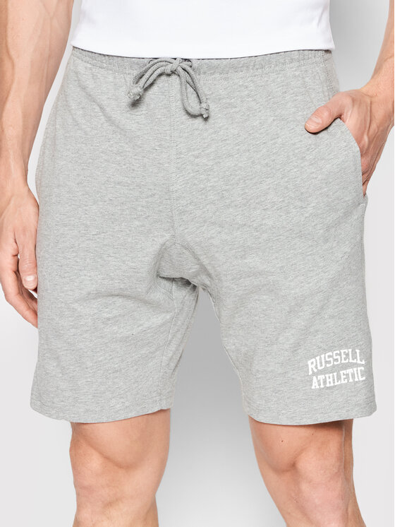 Russell Athletic Pantaloncini sportivi Iconic E26011 Grigio Regular Fit •  Modivo.it