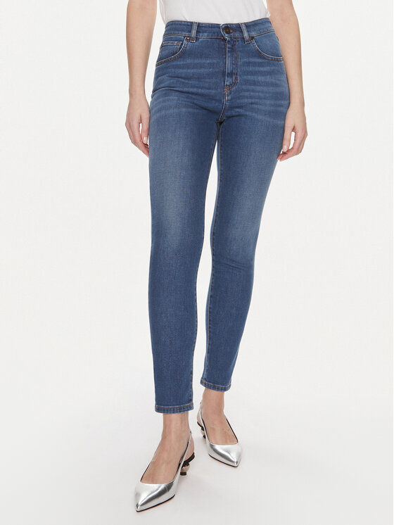 Weekend Max Mara Blugi Eufrate 2415181051 Bleumarin Slim Fit