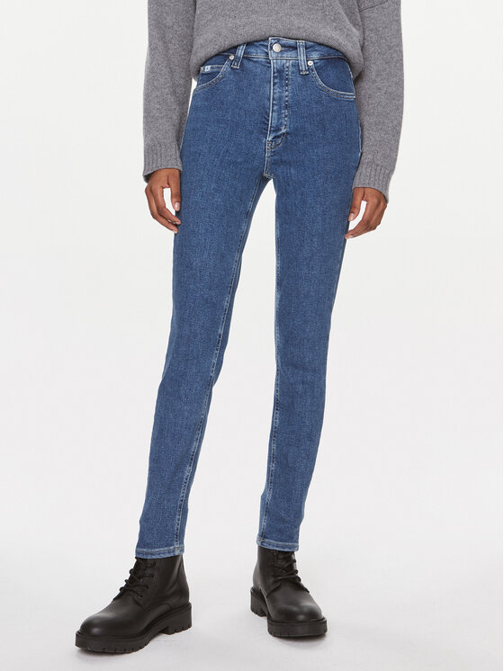Calvin Klein Jeans Jeans J20J221585 Blu Skinny Fit, taglia : 25_30
