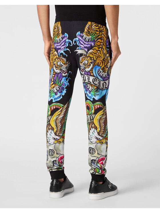 PHILIPP PLEIN PHILIPP PLEIN Joggers kalhoty 14945 Černá Jogger Fit