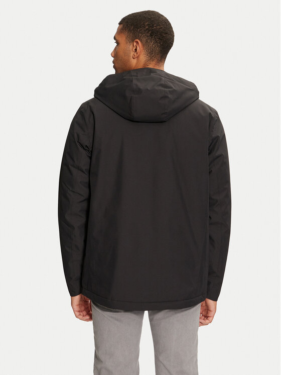 Jack Wolfskin Jack Wolfskin Дощовик Wisper Ins A61870 Чорний Regular Fit